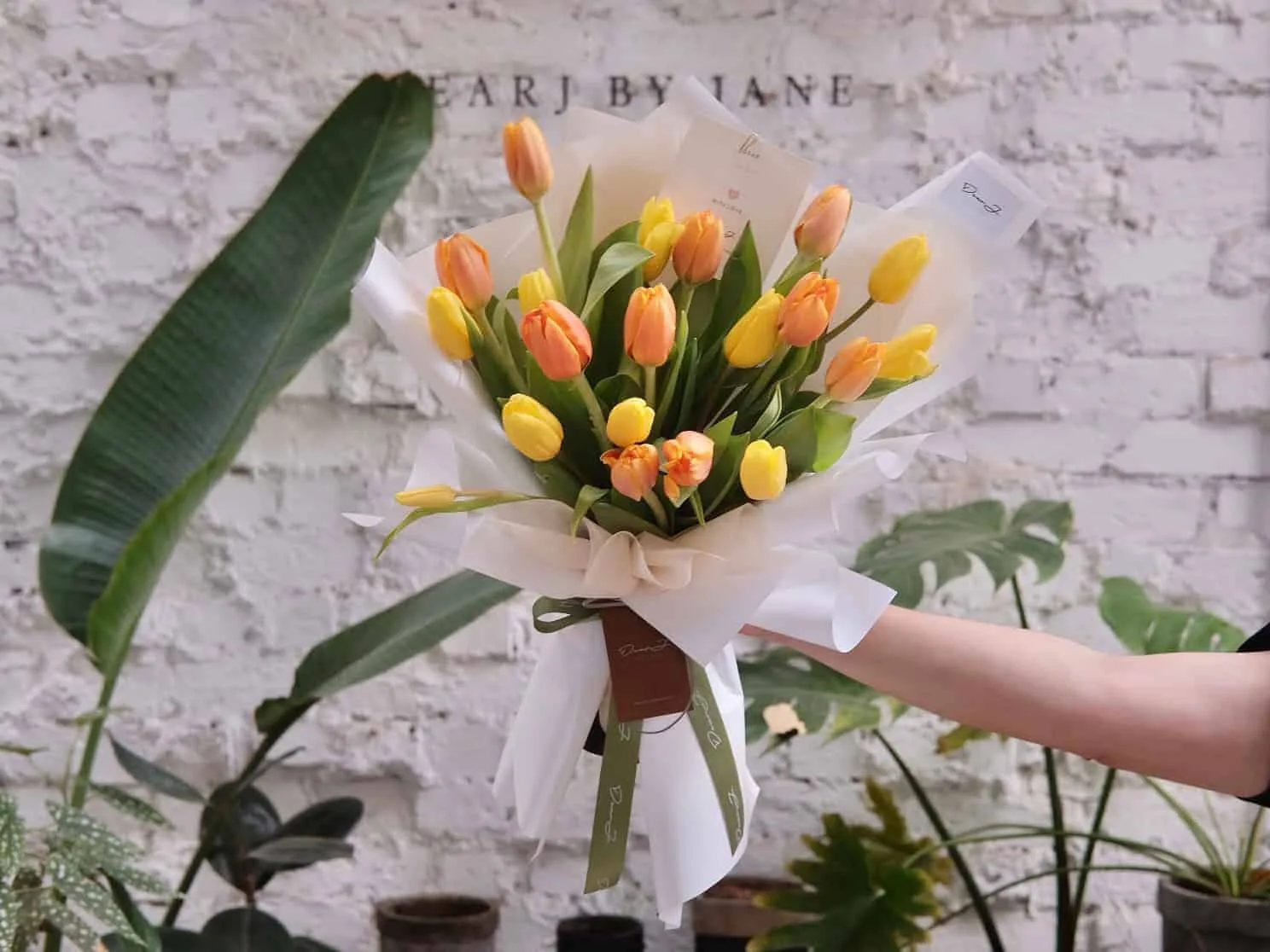 Mixed Color Tulips Bouquet