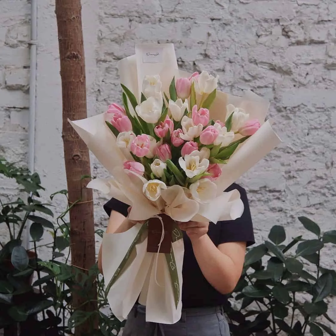 Mixed Color Tulips Bouquet 5