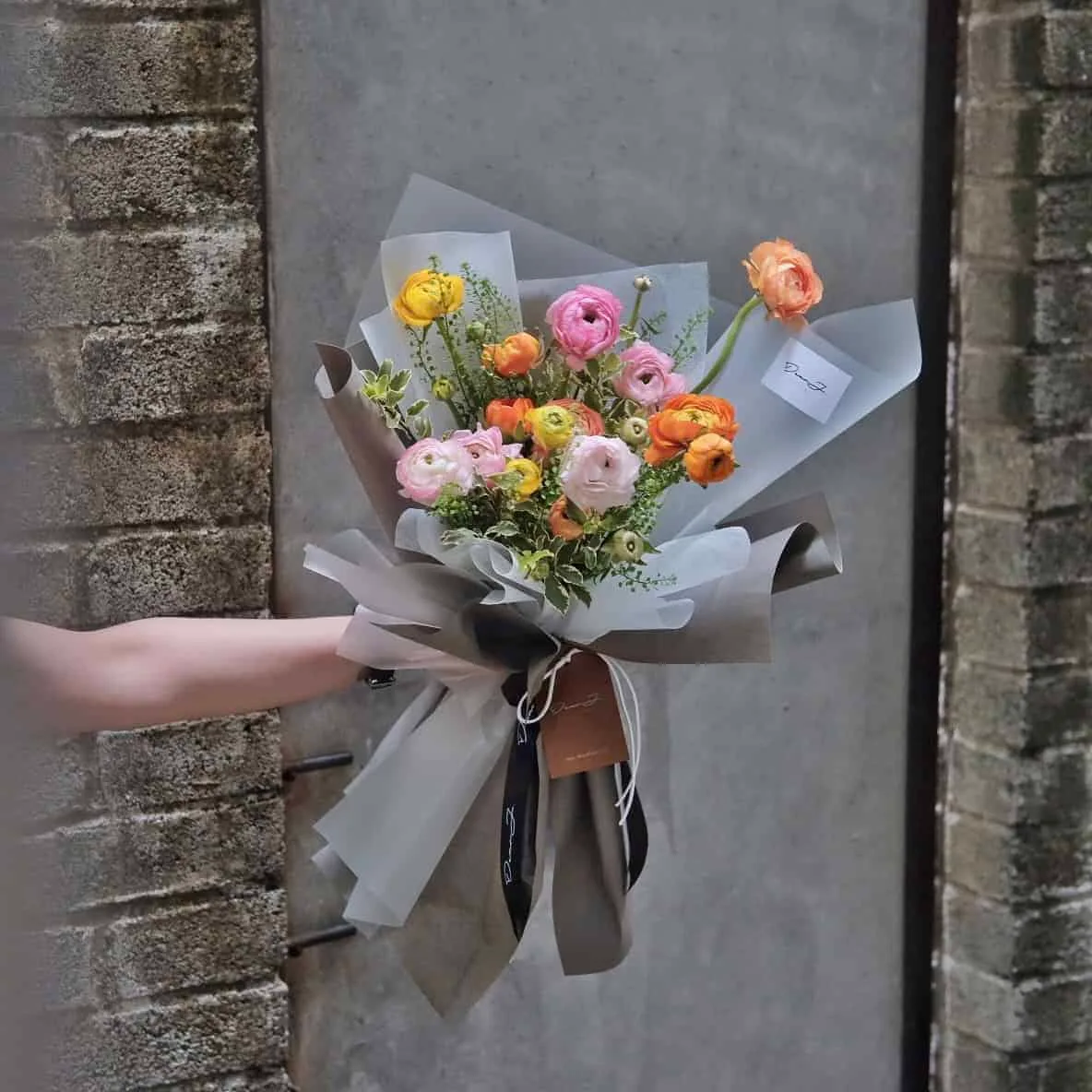 Colourful Ranunculus Bouquet