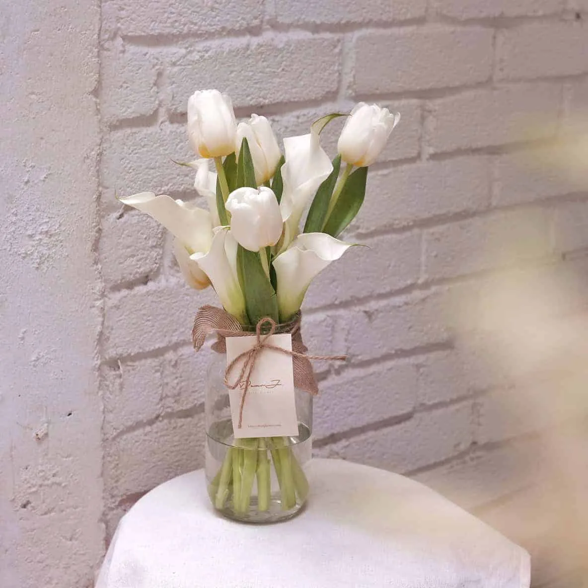 Calla & Tulip in Jar
