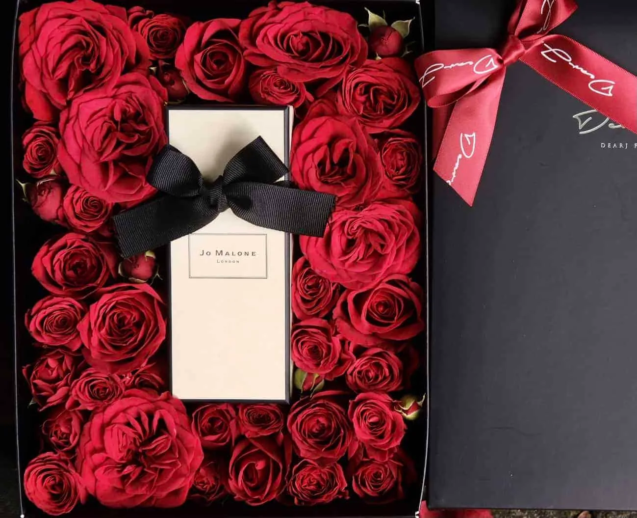 Jo Malone Gift Box with Red Roses