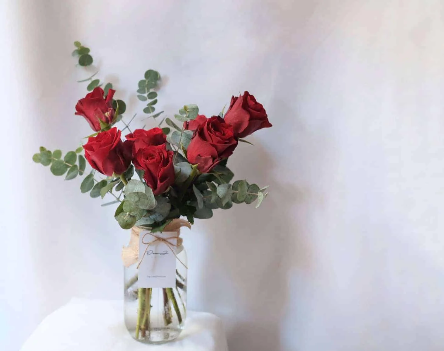 Red Roses in Jar 2