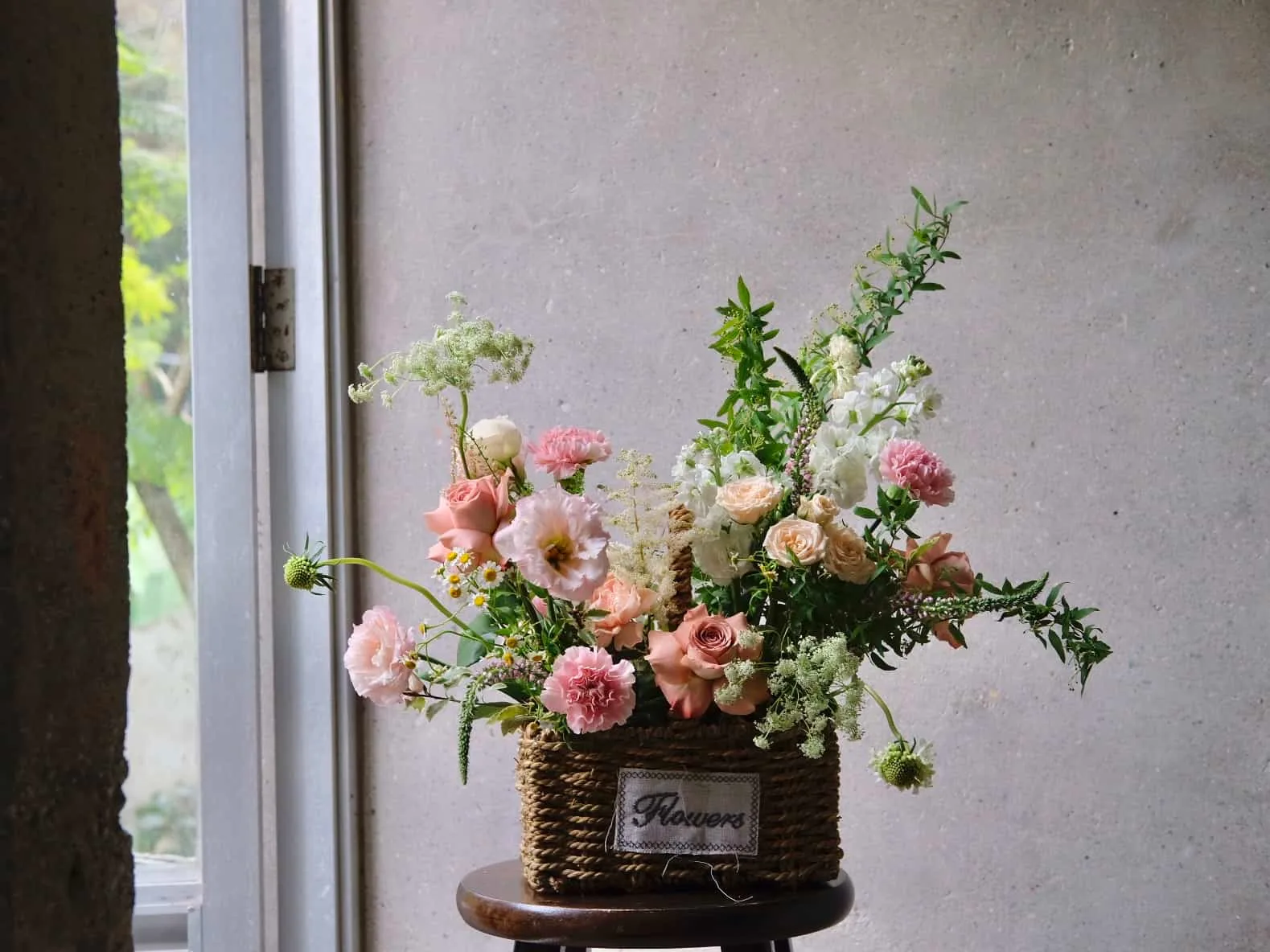 Garden Style Flower Basket 2