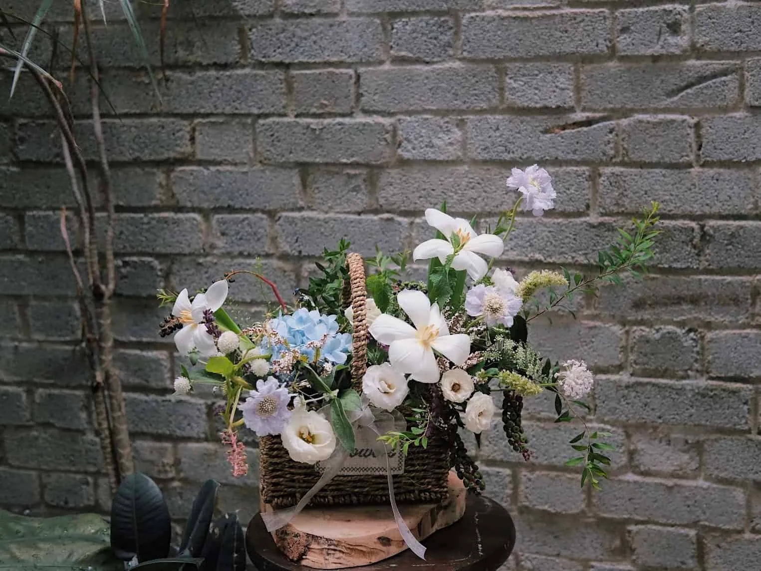 Tulips Flower Basket