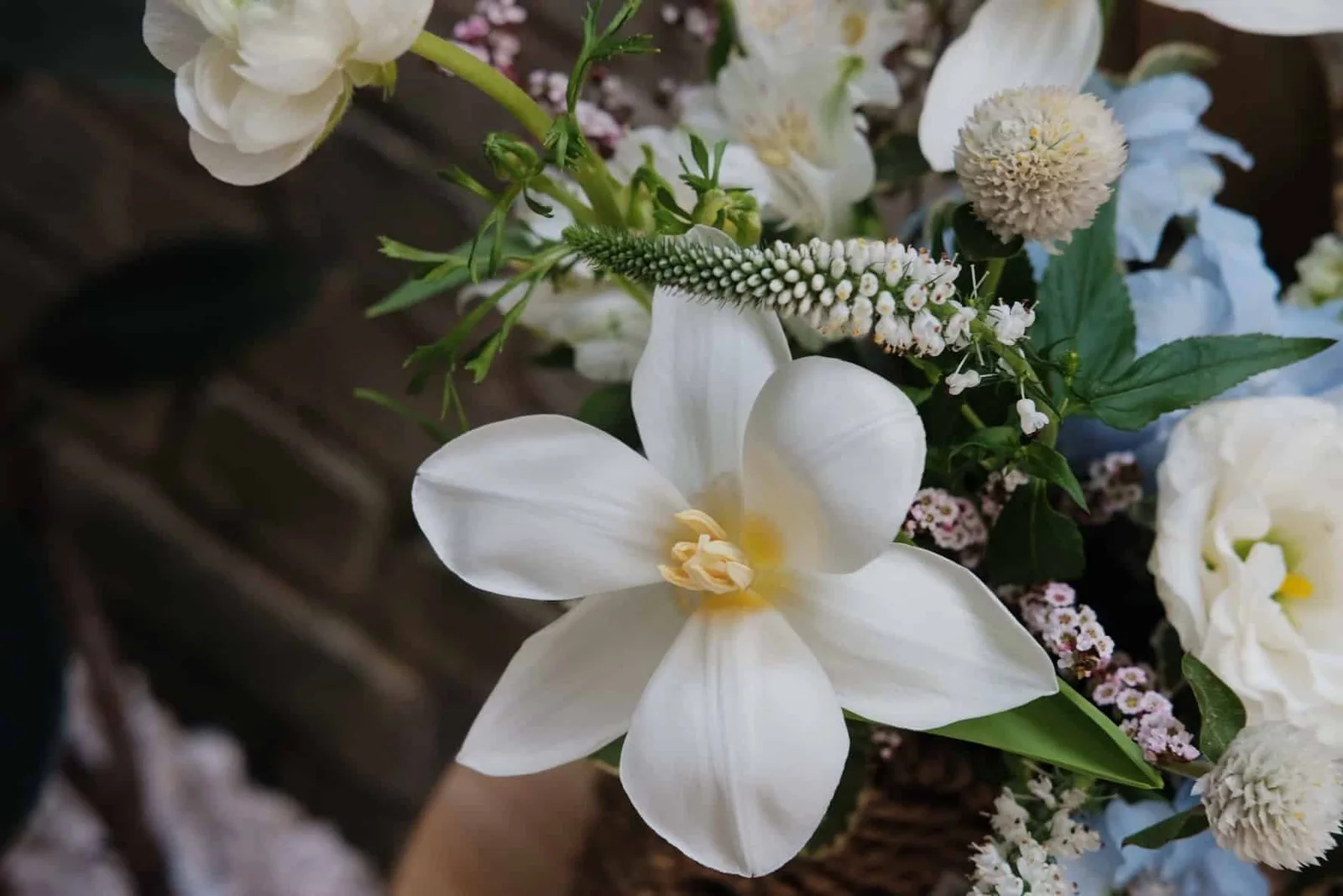 Hydrangea Mix Flower Basket 3