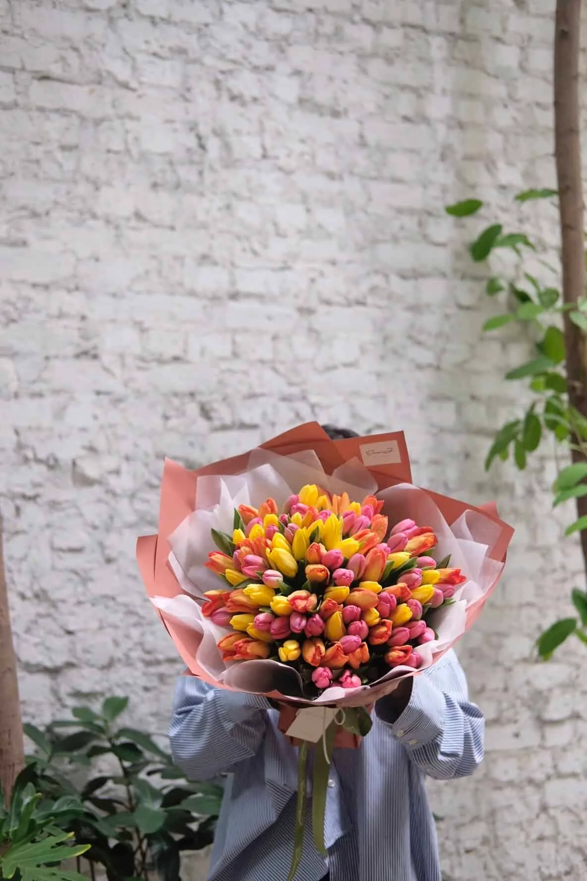 Round Tulips Bouquet