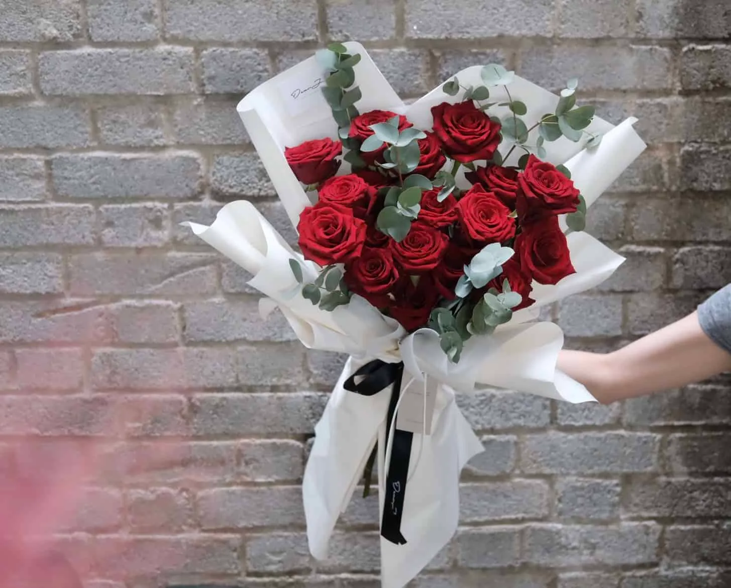 Classic Red Roses Bouquet 2