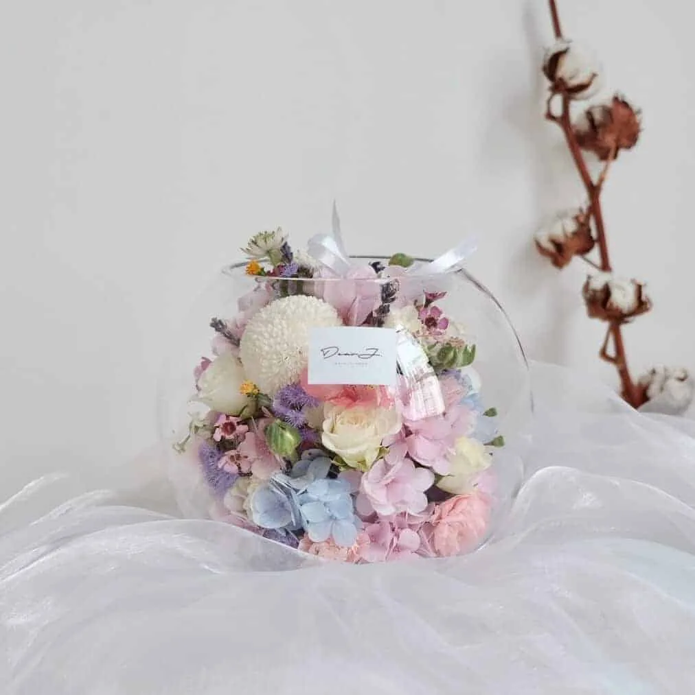 Flower Glass Dome